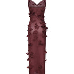 Abito Butterflies Techno con ricamo COPML166Y3015 RED COPERNI 