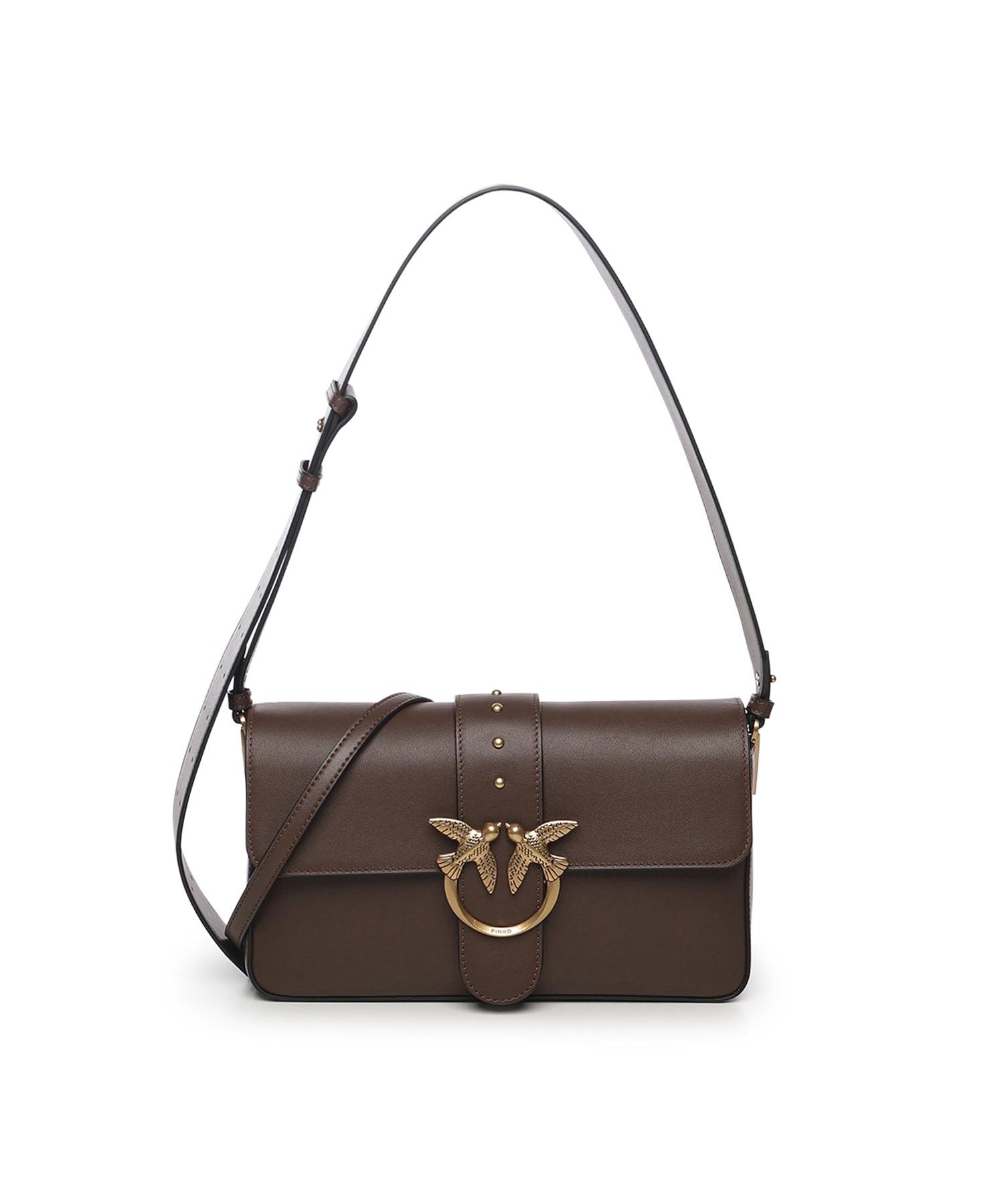 Borsa a spalla Love Bag grande in pelle 104524 A0QOL74Q PINKO 