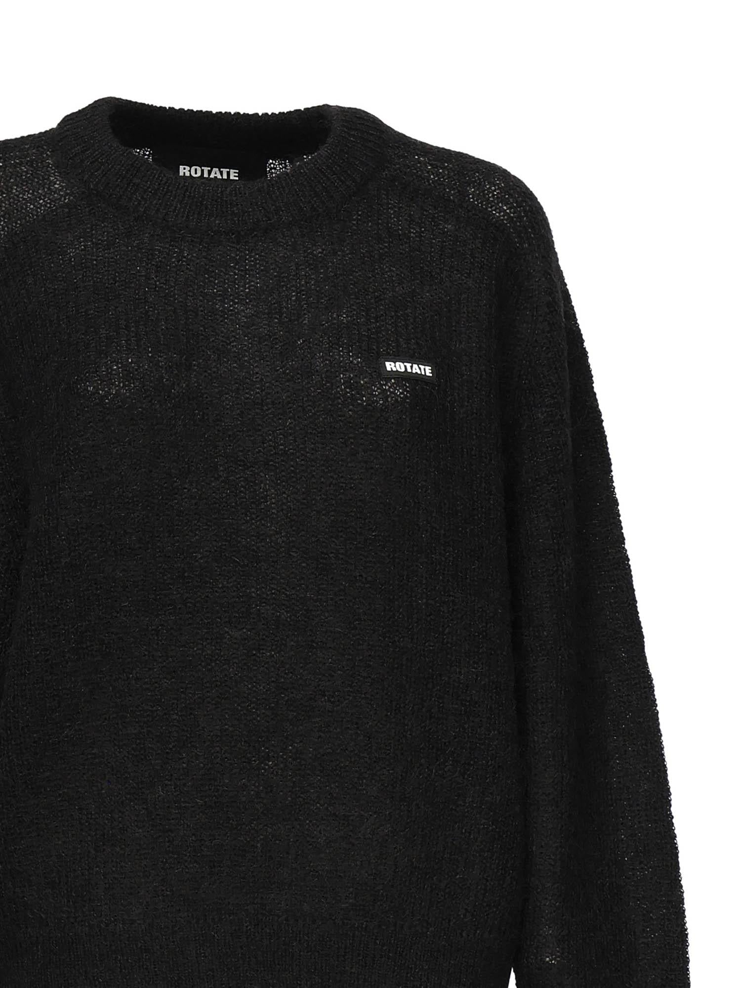 Maglione con logo lettering 114565 100 ROTATE 