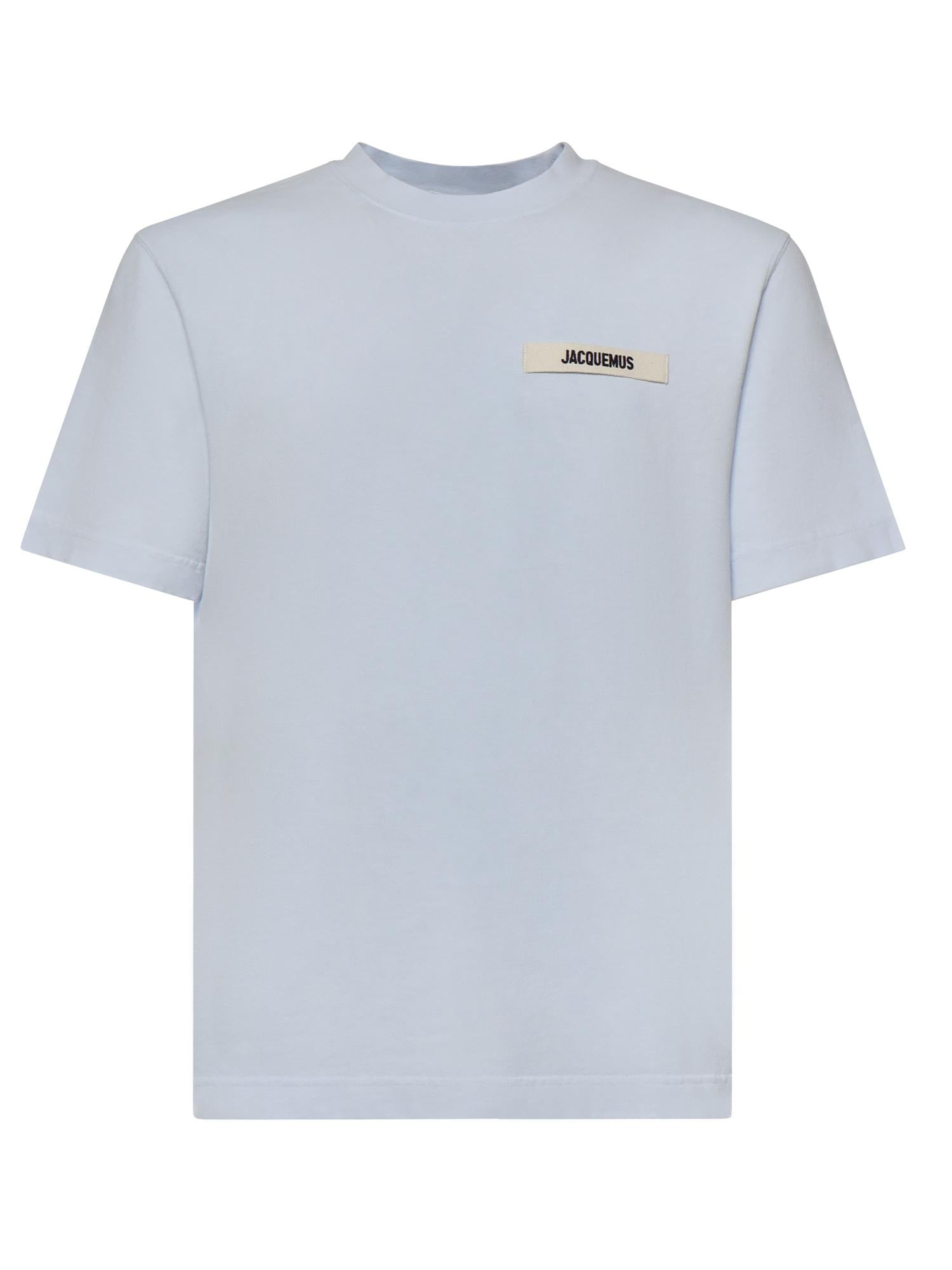T-shirt in cotone con logo TSM00133AJ00226 321 JACQUEMUS 