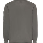 Maglione in cotone crepe con logo<BR/> 20CMKN105A 006323O921 C.P. COMPANY 