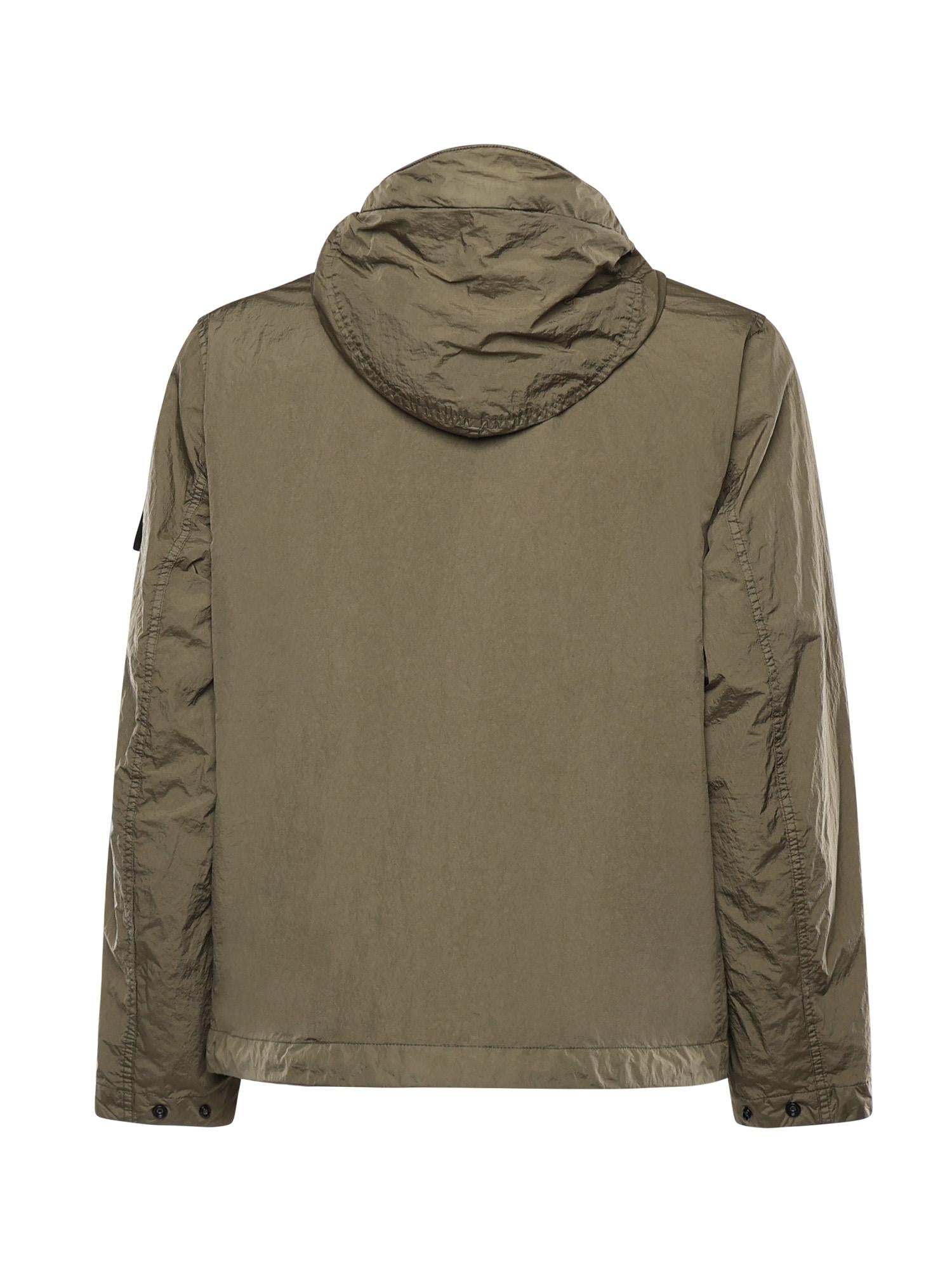 Giacca in reps di nylon con logo L1S154100001 S0A23V005G STONE ISLAND 