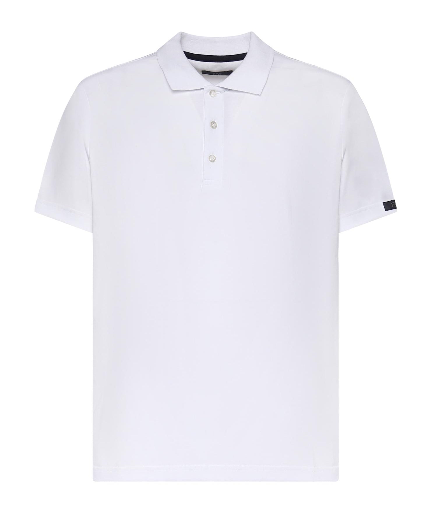 Polo in cotone con logo NPMB2521340UCX B001 FAY 