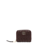 Portamonete in nappa matelassé 5MM268 AFPPF0007 MIU MIU 