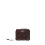 Portamonete in nappa matelassé 5MM268 AFPPF0007 MIU MIU 