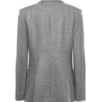 Giacca sartoriale monopetto in flanella 79AAQ509 N0615825 GENNY 