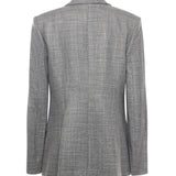 Giacca sartoriale monopetto in flanella 79AAQ509 N0615825 GENNY 