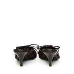 Sabot con tacco in tessuto rete 5R594E 099F0003 MIU MIU 