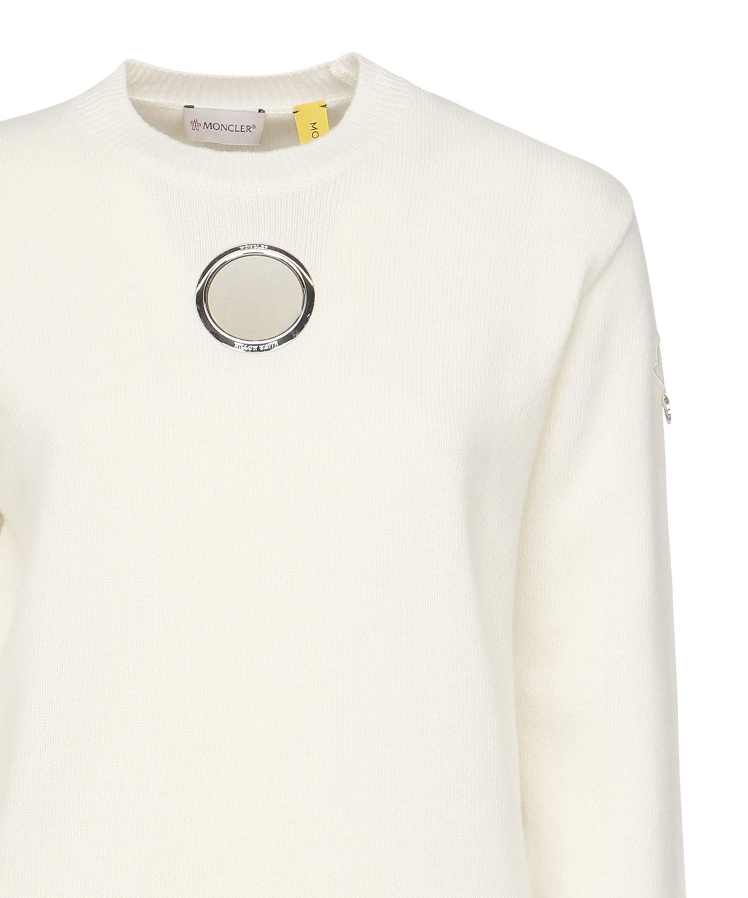 Maglione Moncler x Willow Smith con occhielli in misto lana J209T9C00001 M4281035 MONCLER GENIUS 