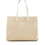 Borsa Vivian Mid Straw effetto raffia con logo VIV0007 00200L MC2 SAINT BARTH 