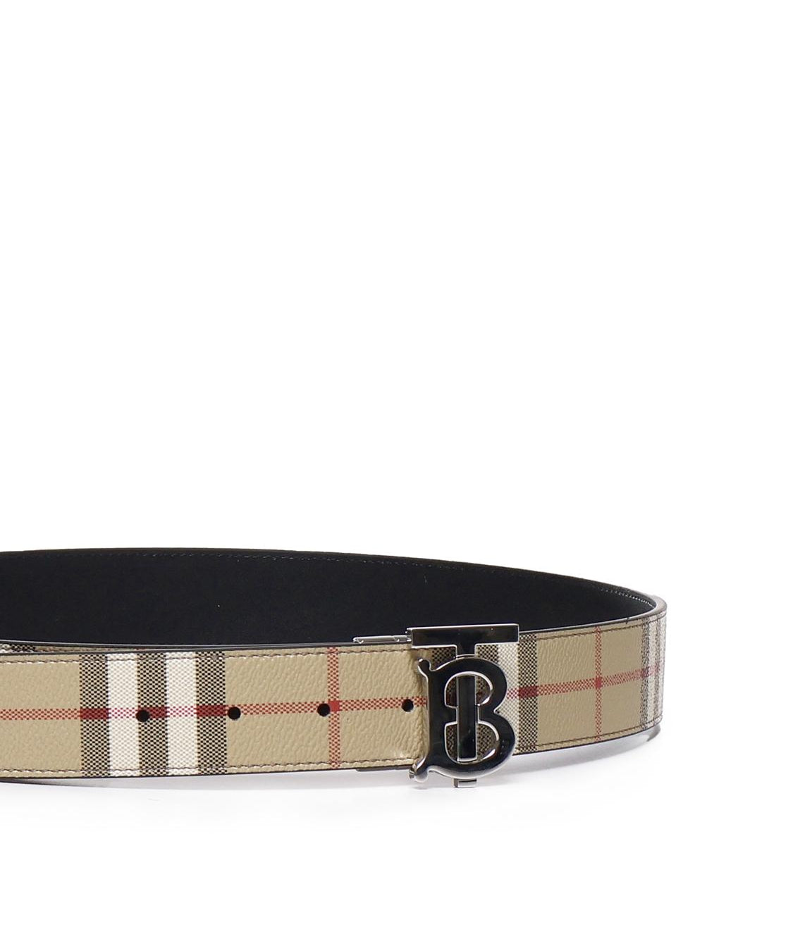 Cintura TB reversibile in pelle e Check 8069853 A7026 BURBERRY 