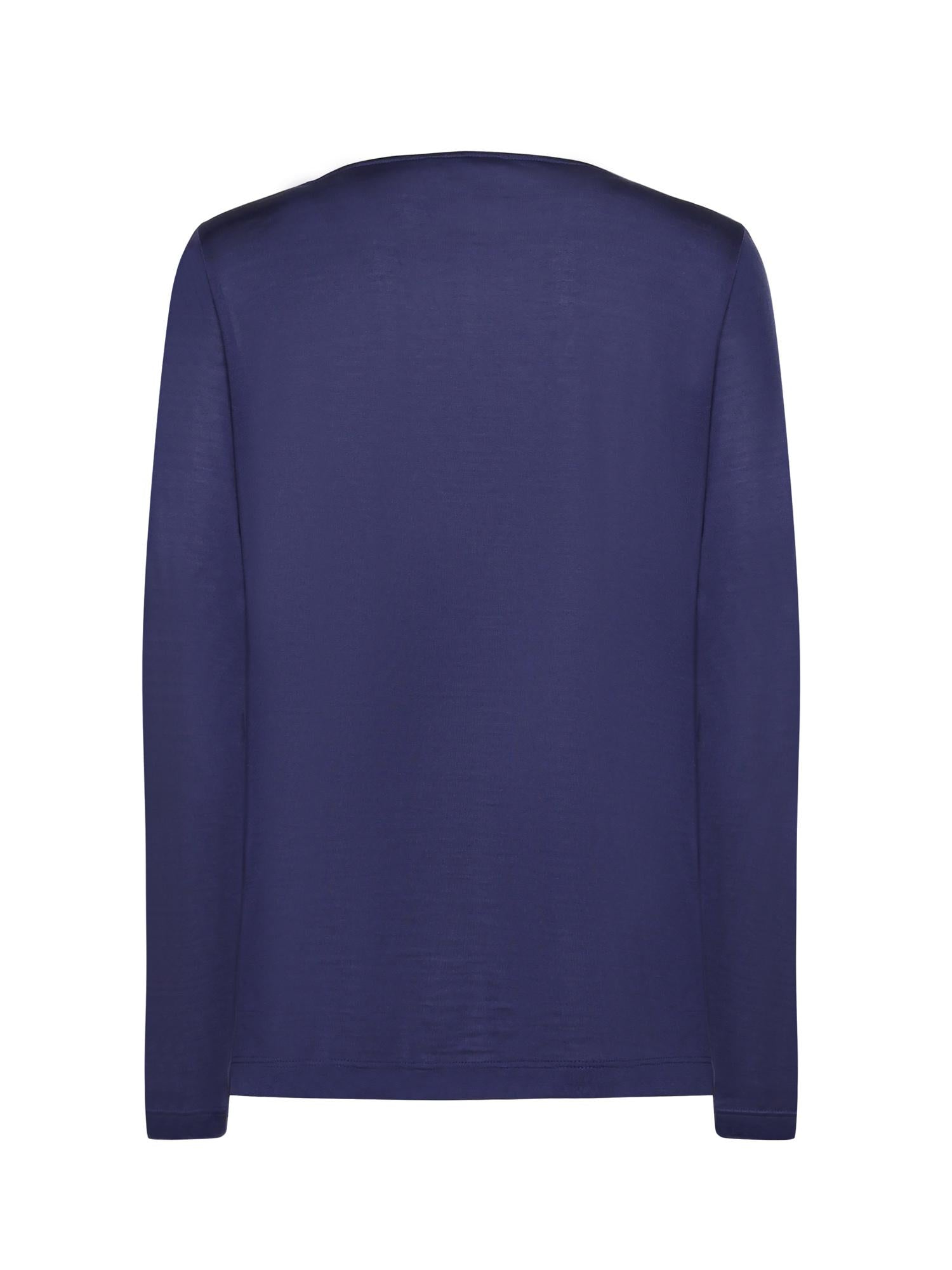 T-shirt in crêpe de Chine di seta e jersey 2611941048600 001 MAX MARA 