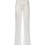 Pantaloni flare in viscosa lamé lavorazione raschel MC25SI00 BR014RS01JW MISSONI 