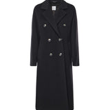 Cappotto double in lana e cashmere 26AL211 NERO ALISHEVA 