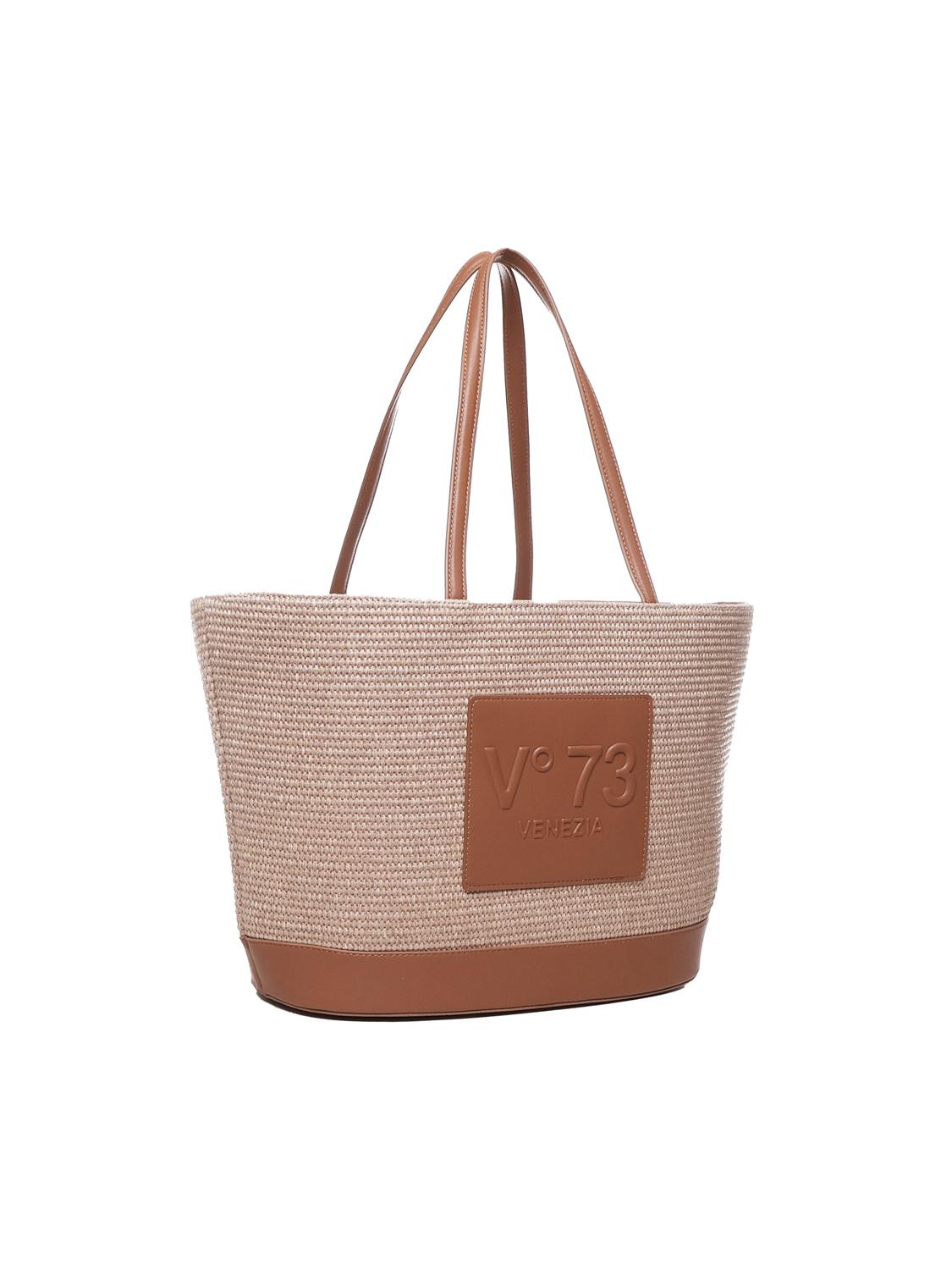 Borsa shopping Cat 73BS7OG01 CATNATURALE/CUOIO V° 73 