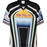Camicia Graphic Mountain in seta MPF25SH00306  CASABLANCA 