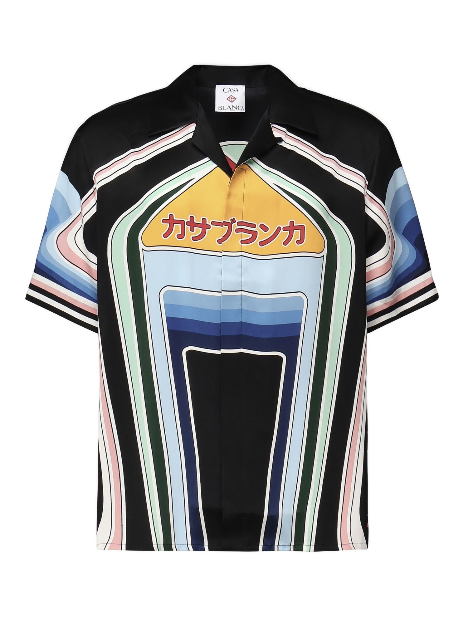 Camicia Graphic Mountain in seta MPF25SH00306  CASABLANCA 