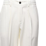 Pantaloni dominique DOMINIQUE REGULAR WETBIANCO BEABLE 