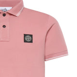 Polo in piqué di cotone con patch Compass L1S152200010 S0018V008G STONE ISLAND 