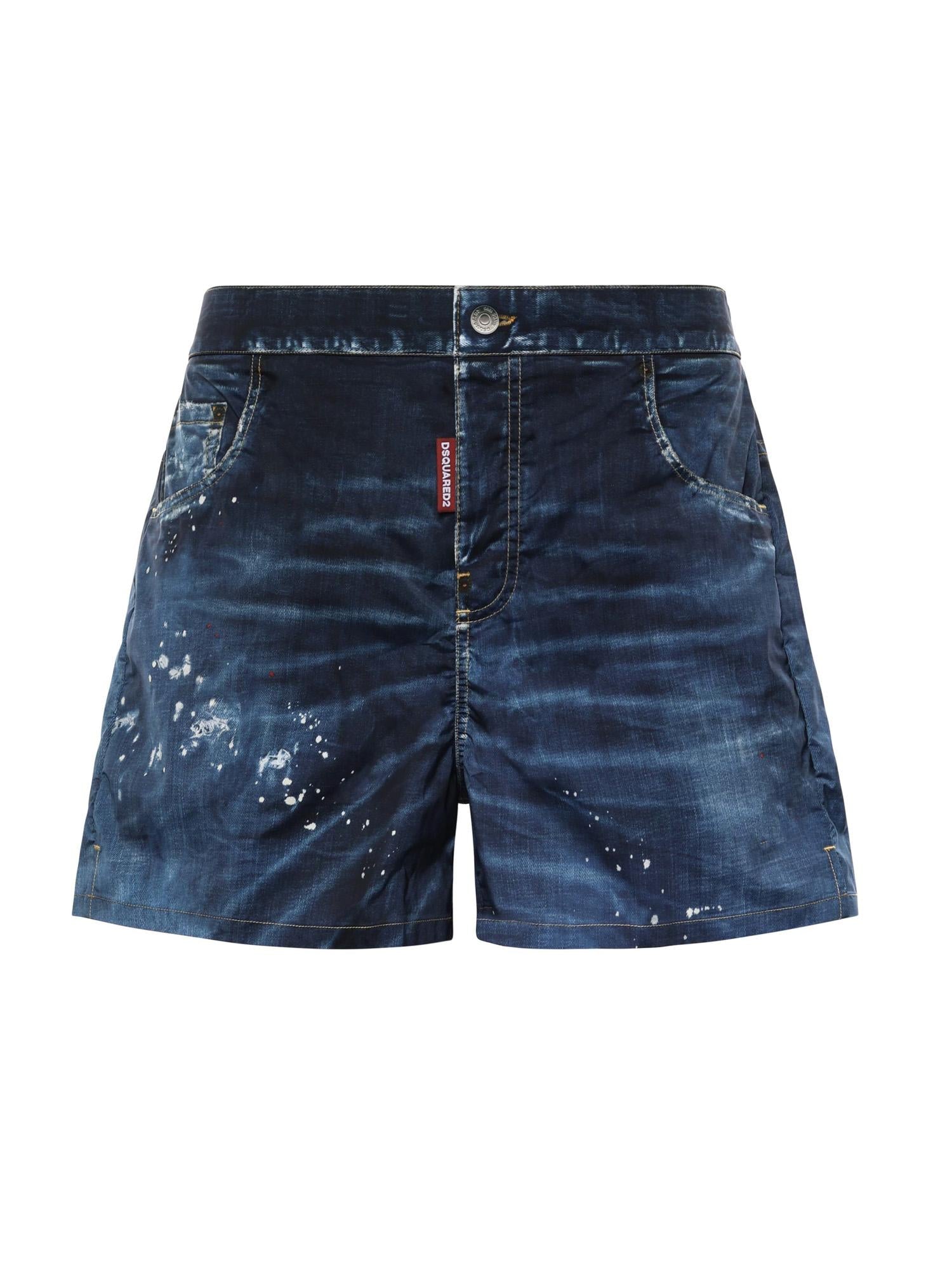 Boxer mare Five Pockets stile denim D7B626690 427 DSQUARED2 