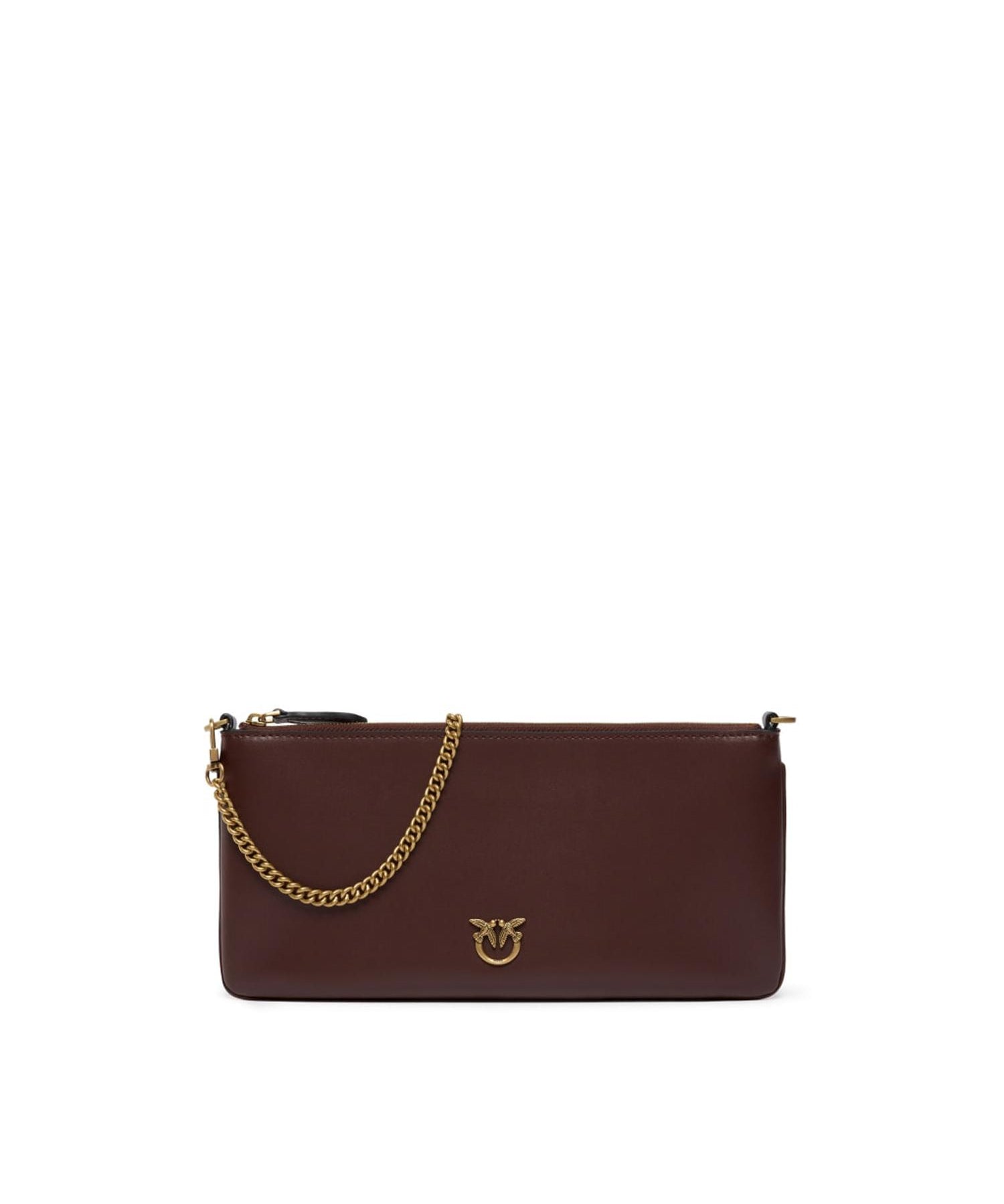 Borsa a tracolla Horizontal Flat in pelle<BR/> 102747 A0F1R49Q PINKO 