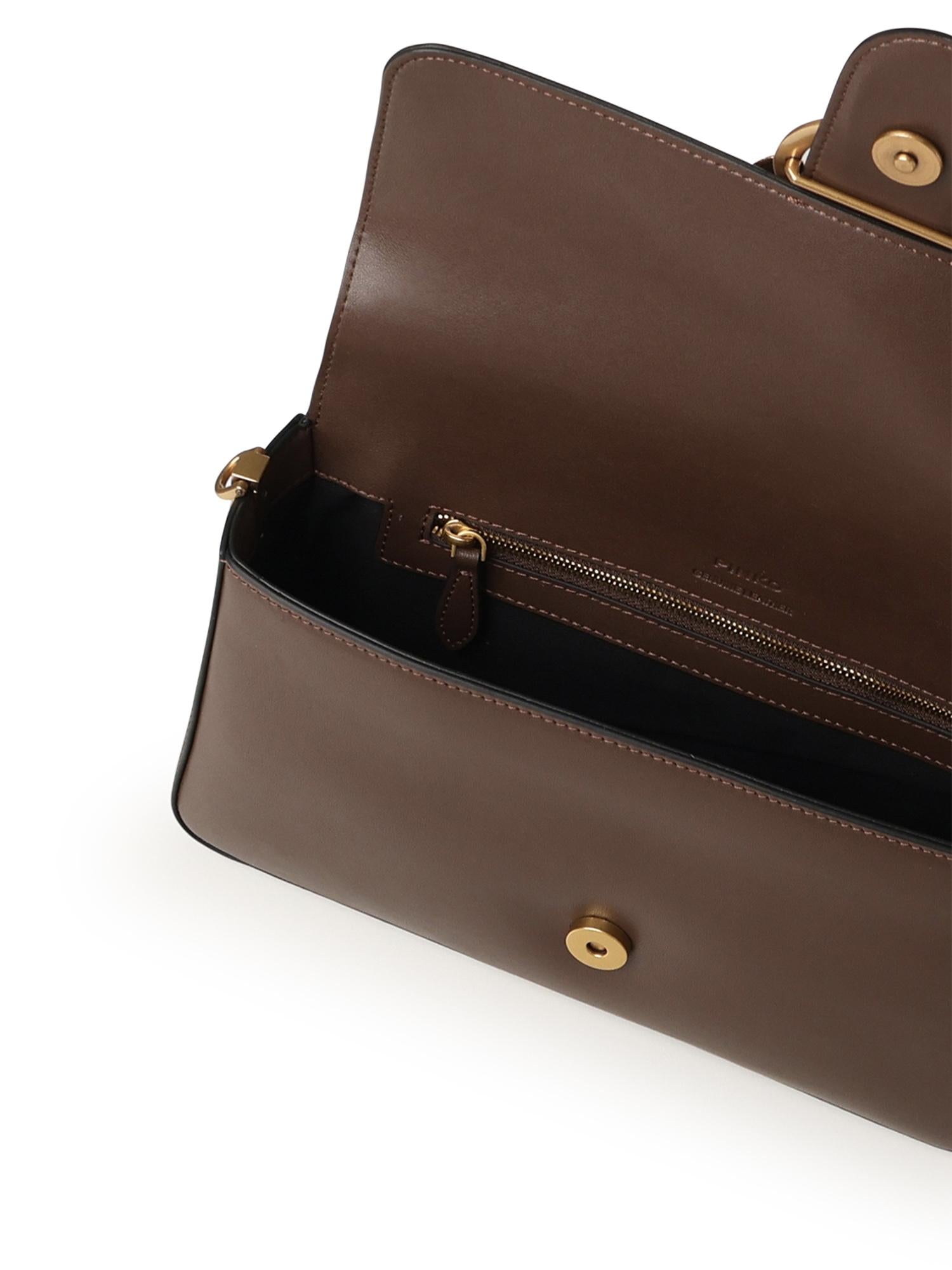 Borsa a spalla Love Bag grande in pelle 104524 A0QOL74Q PINKO 
