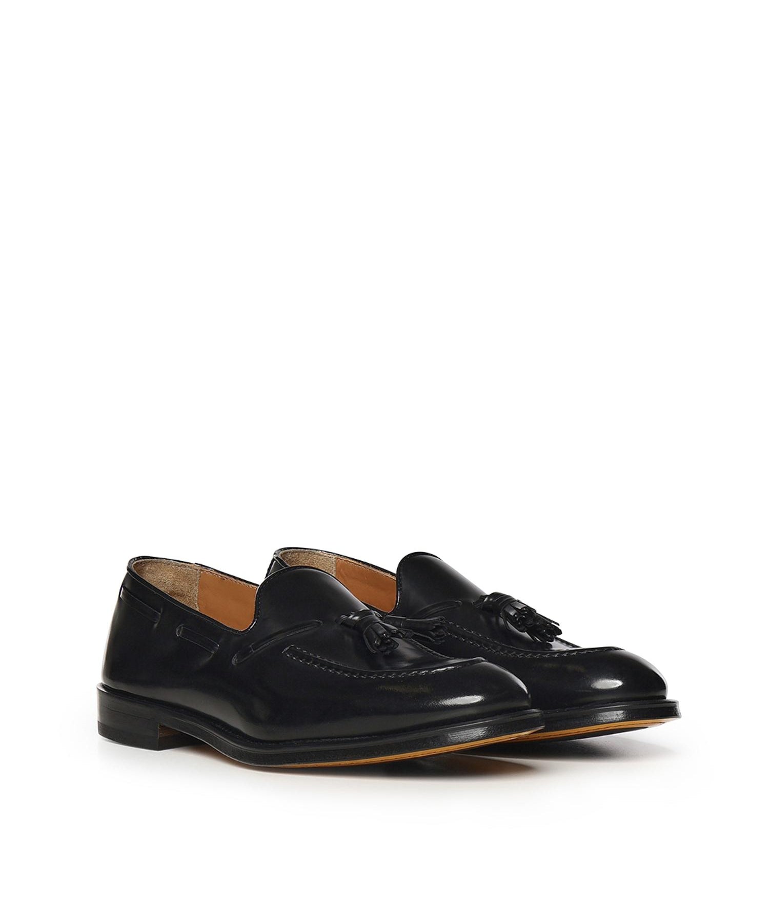 Mocassino con nappine in pelle DU3339ORVNUY007 NN00 DOUCAL'S 