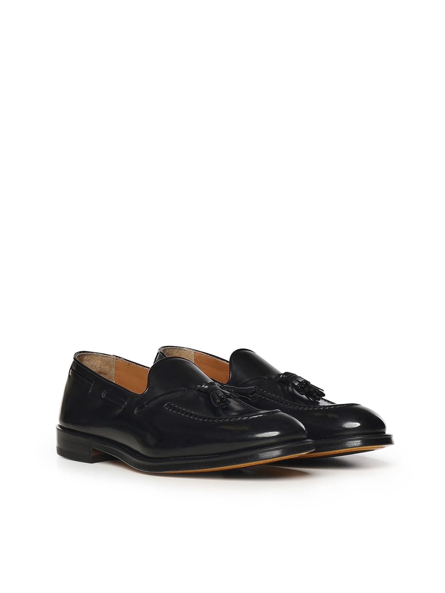 Mocassino con nappine in pelle DU3339ORVNUY007 NN00 DOUCAL'S 