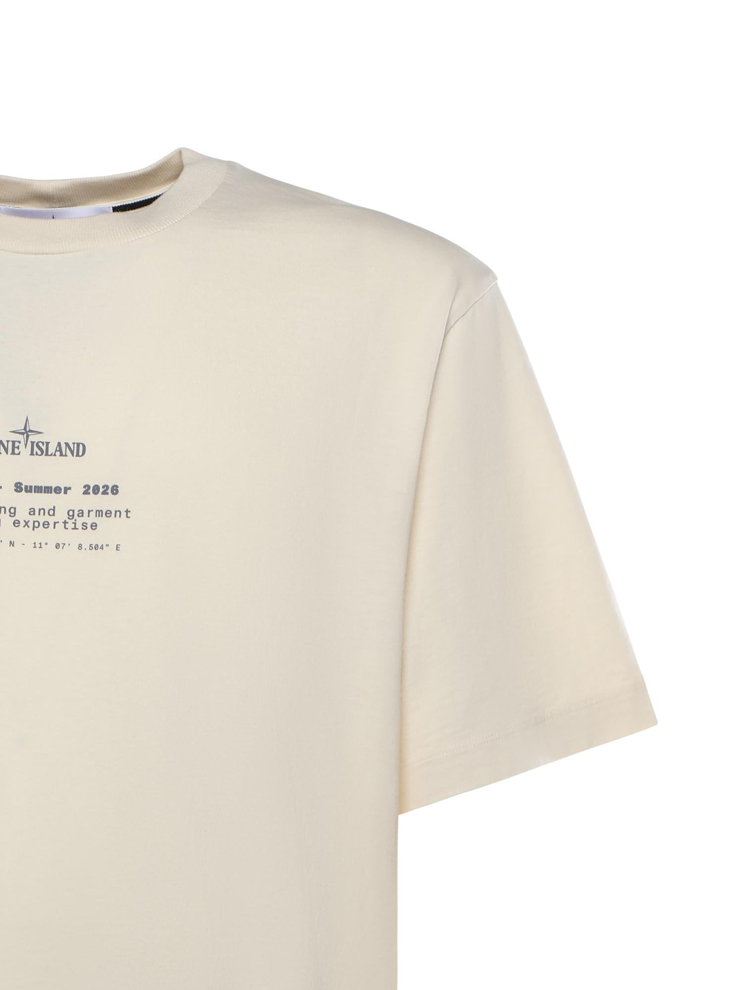 T-shirt con stampa 'Stone' L1S152100001 S0285V0093 STONE ISLAND 