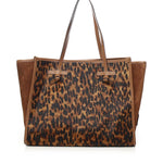 Borsa shopping Marcella in pelle con stampa BS12120 064 GIANNI CHIARINI 