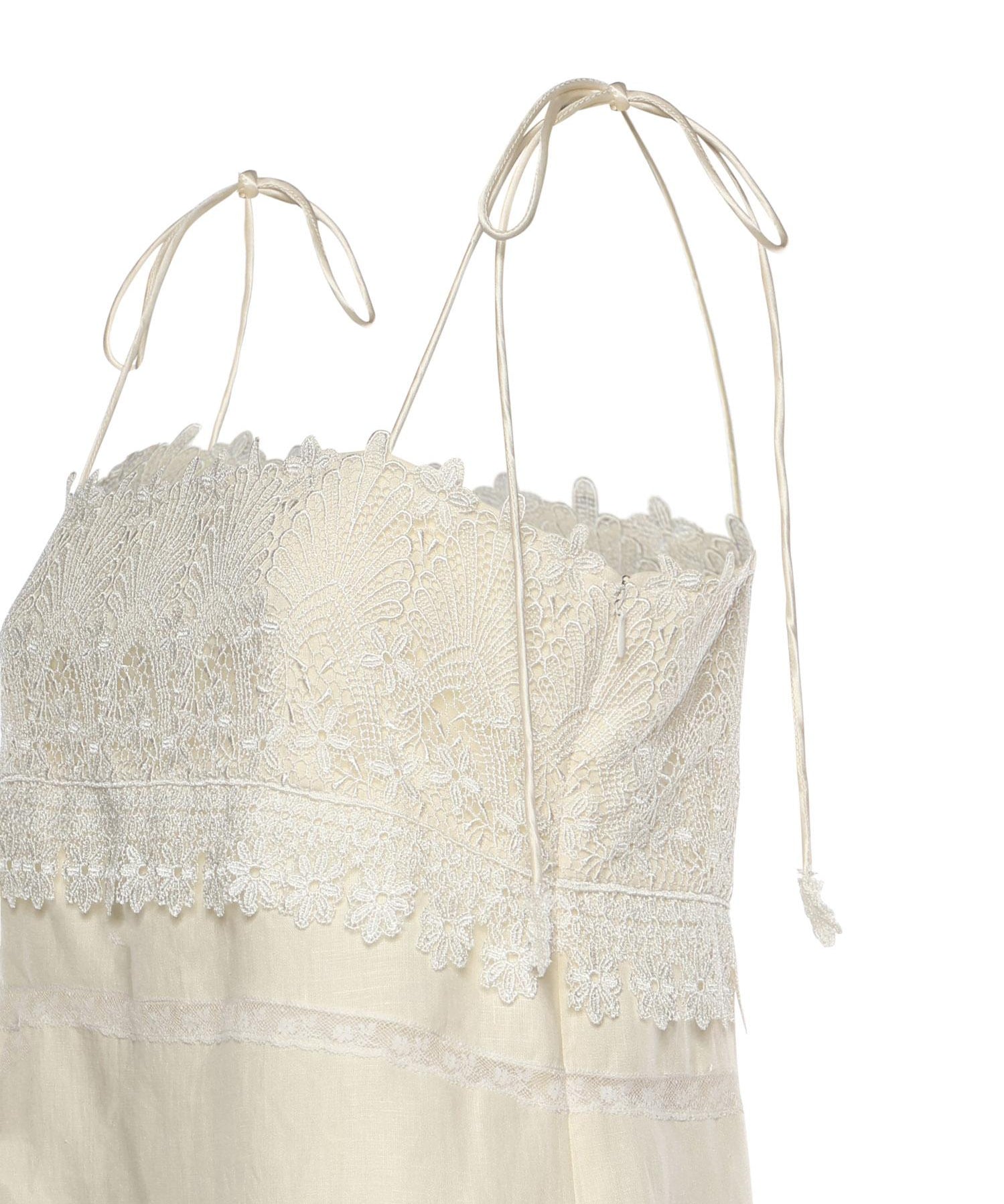 Abito midi in lino 8B3VAJM5 9M4A03 VALENTINO GARAVANI 