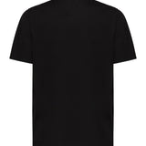 T-shirt girocollo in cotone AIGUE -NERO GIULIANO GALIANO 
