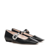 Ballerine Belle Vivier in pelle RVW00743300TGQ B999 ROGER VIVIER 