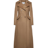 Cappotto lungo in drap di cammello zibellinato 2521016142600 001 MAX MARA 