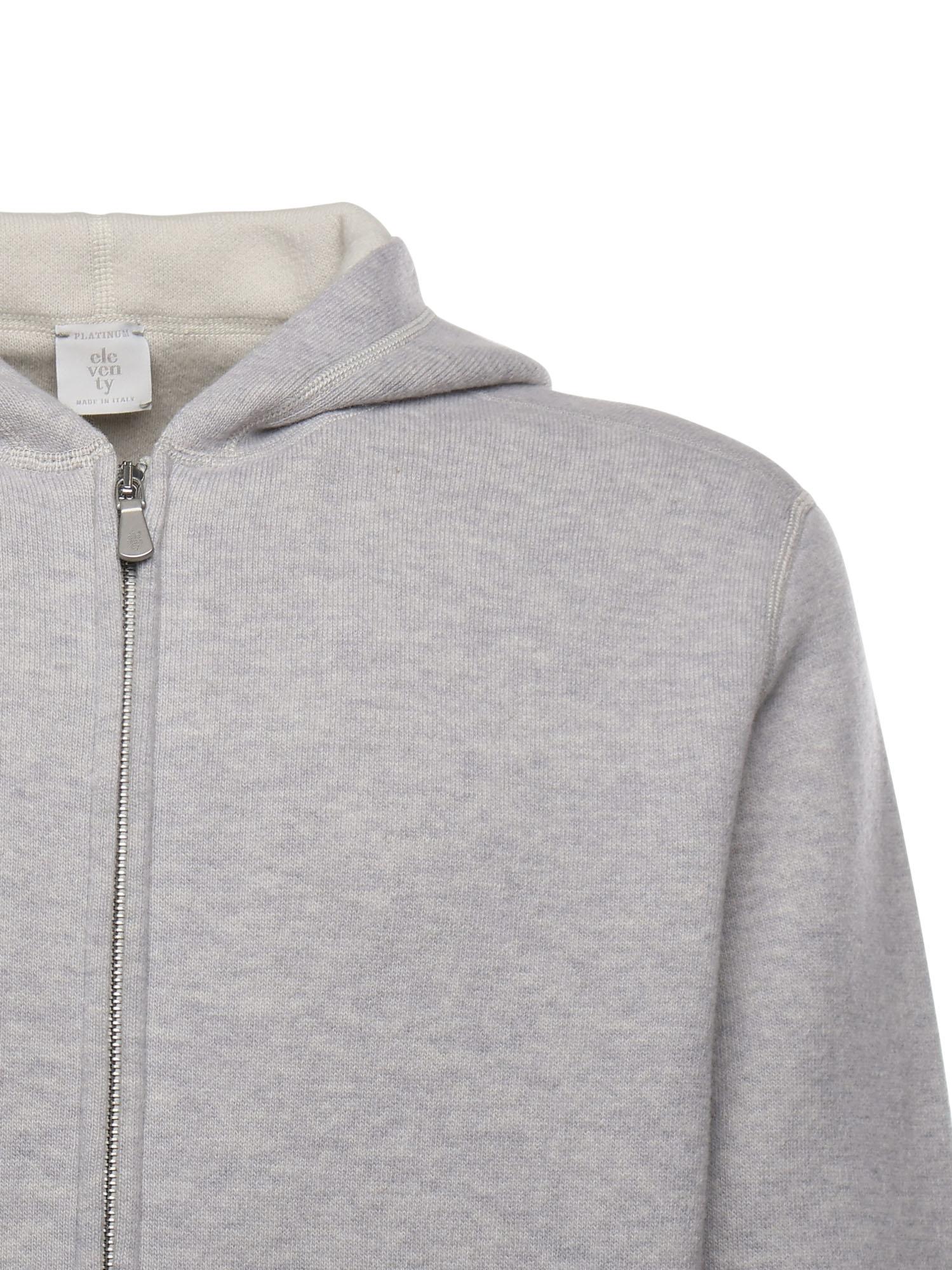 Felpa con zip in lana L76MAGL69MAG0L027 13-02 ELEVENTY 