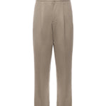 Pantaloni in cotone con pinces PT005V2 BEI BONSAI 
