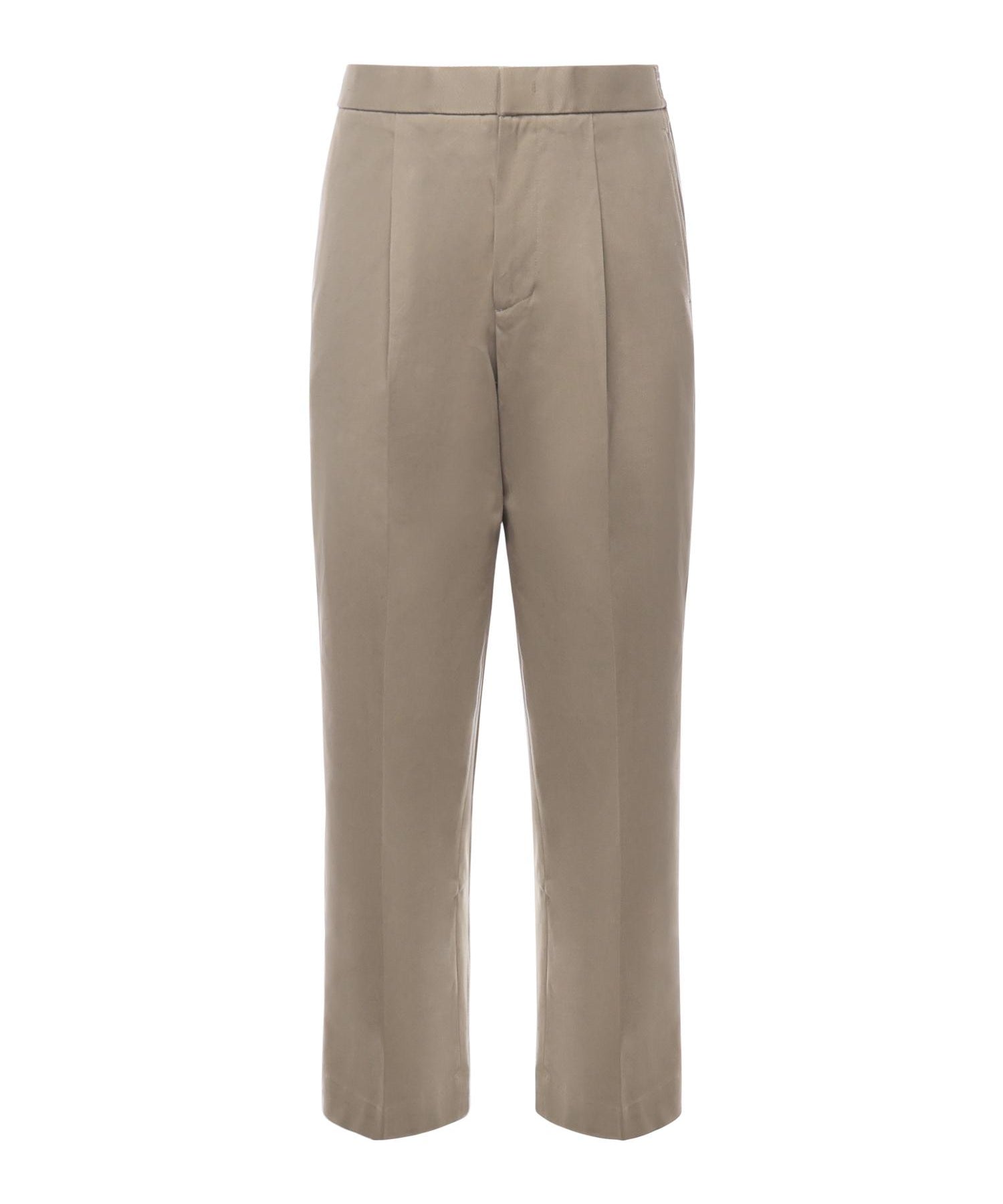Pantaloni in cotone con pinces PT005V2 BEI BONSAI 