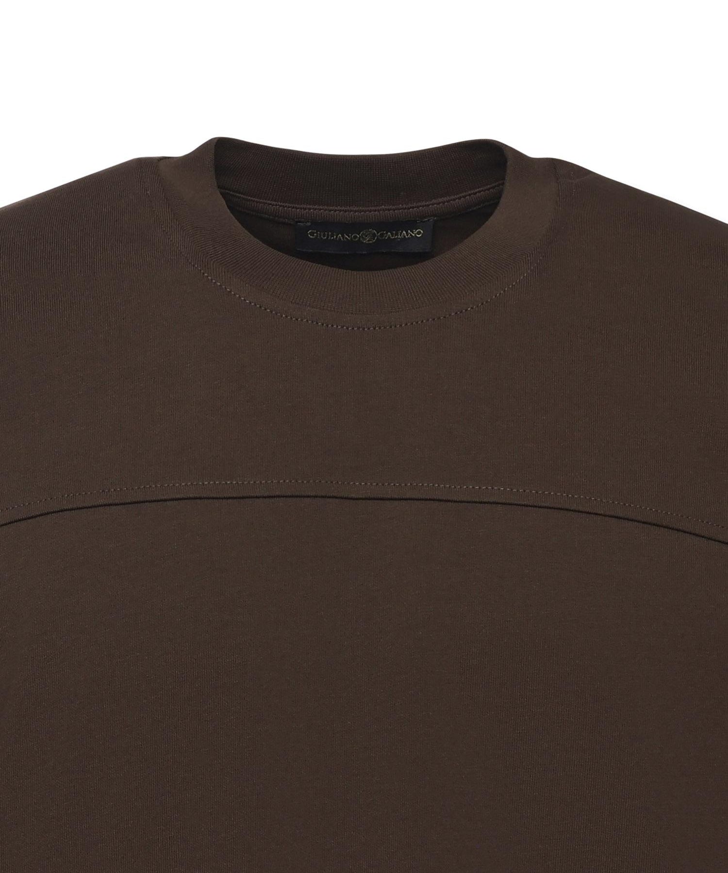 T-shirt in puro cotone BOB KAKI GIULIANO GALIANO 