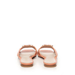 Ciabattine in nappa con logo uccellini SD0313 P003Q74 PINKO 