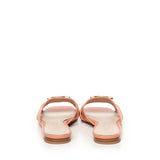 Ciabattine in nappa con logo uccellini SD0313 P003Q74 PINKO 
