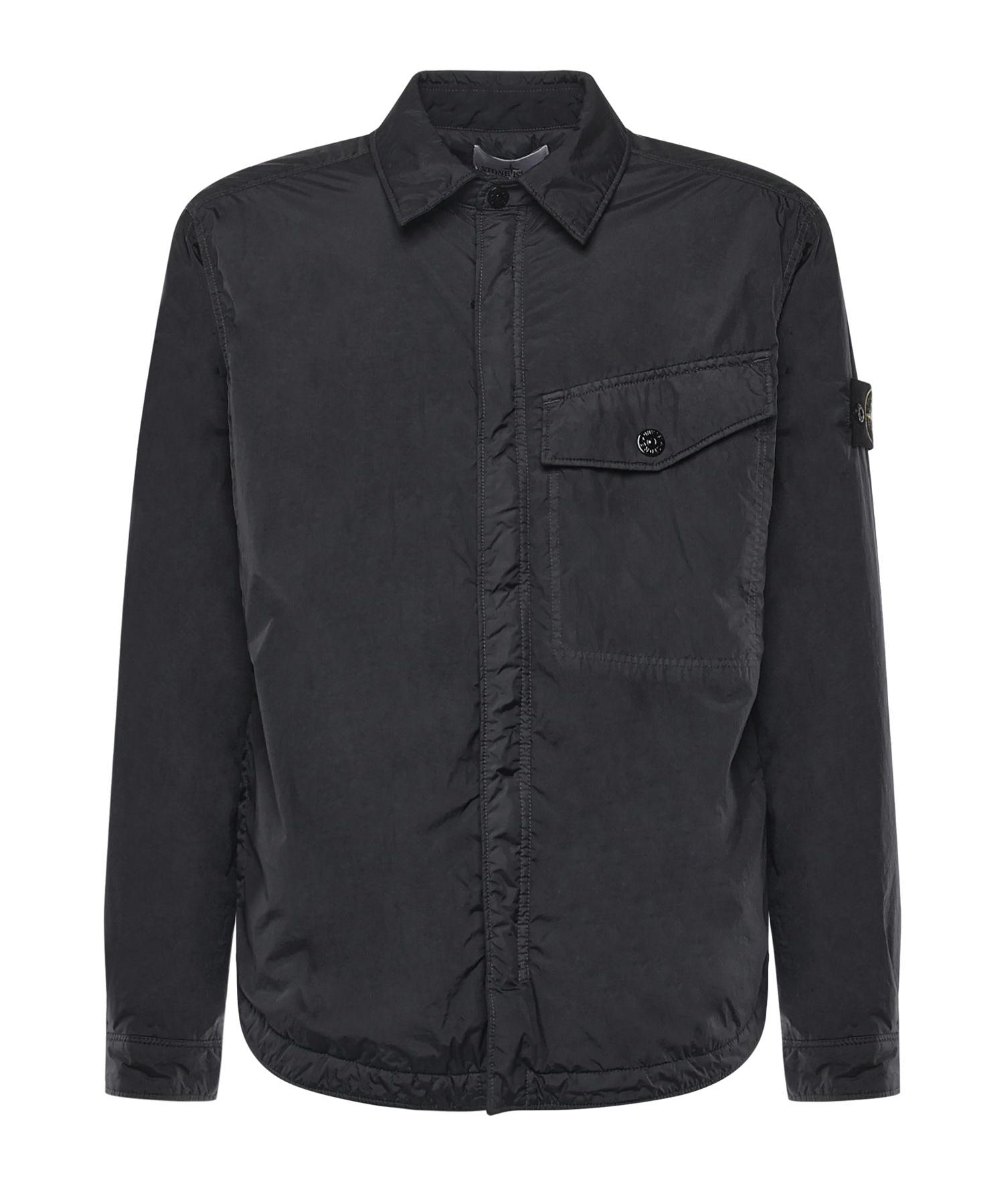 Overshirt in nylon con logo K2S15Q100006 S0A23V0020 STONE ISLAND 