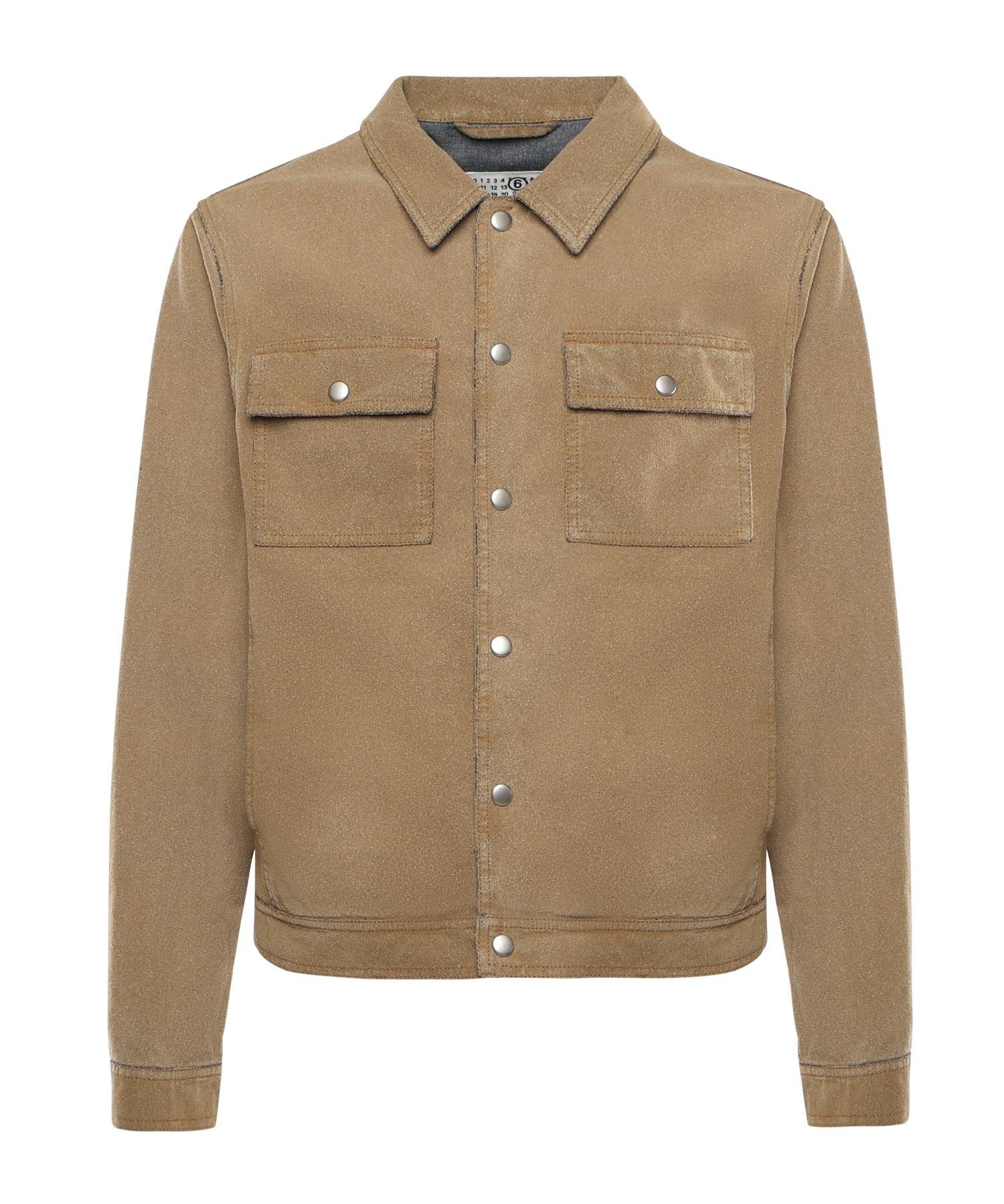 Giacca trucker in denim SH0AM0078 M30050123 MM6 Maison Margiela 