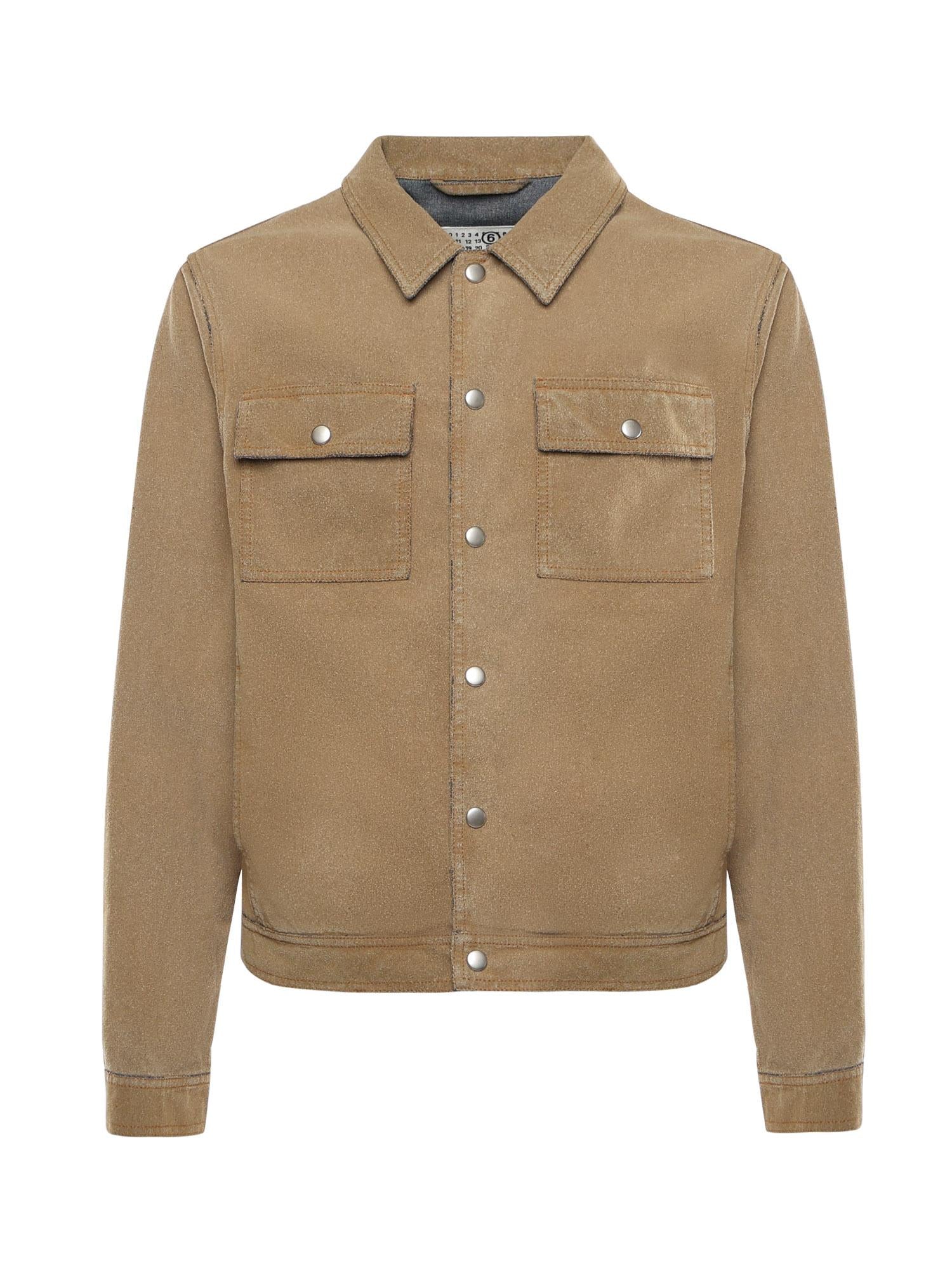 Giacca trucker in denim SH0AM0078 M30050123 MM6 Maison Margiela 