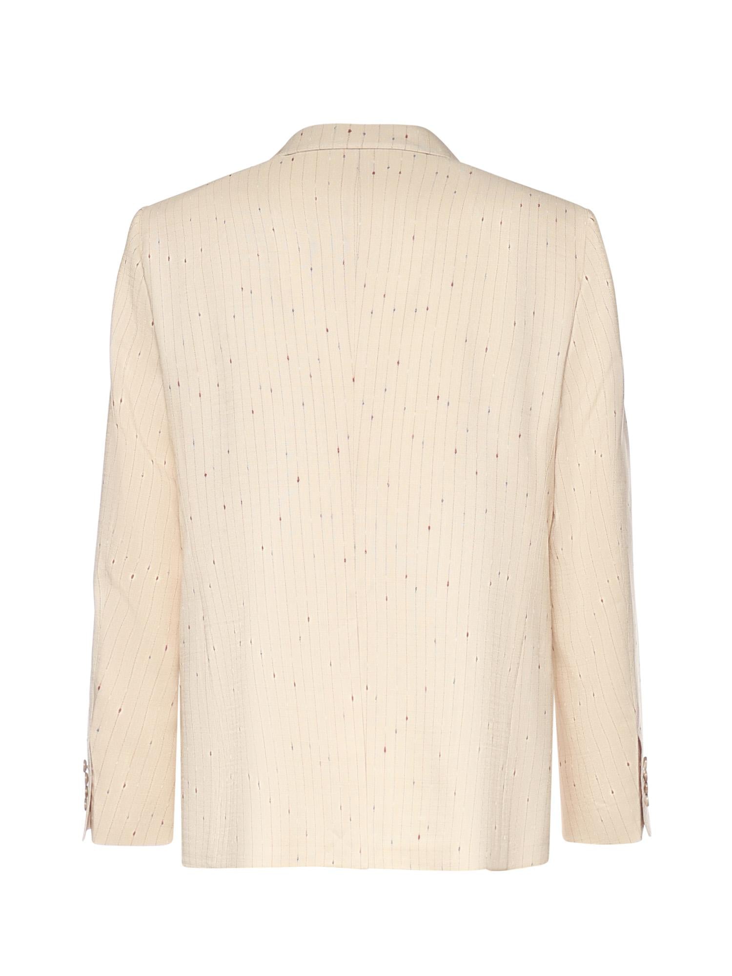 Giacca monopetto con lavorazione gessata G2NW0T FBMFWS8051 DOLCE & GABBANA 