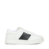 Sneaker in pelle con banda a contrasto EM003701 AF18017MZ021 EMPORIO ARMANI 