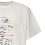 T-shirt con stampa in cotone SH0GC0070 M20170101 MM6 Maison Margiela 