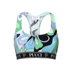 Crop top stampa orchidee 5HTP56 5H735025 PUCCI 