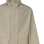Giacca in gabardine con cappuccio Check 8083672 .B7311 BURBERRY 