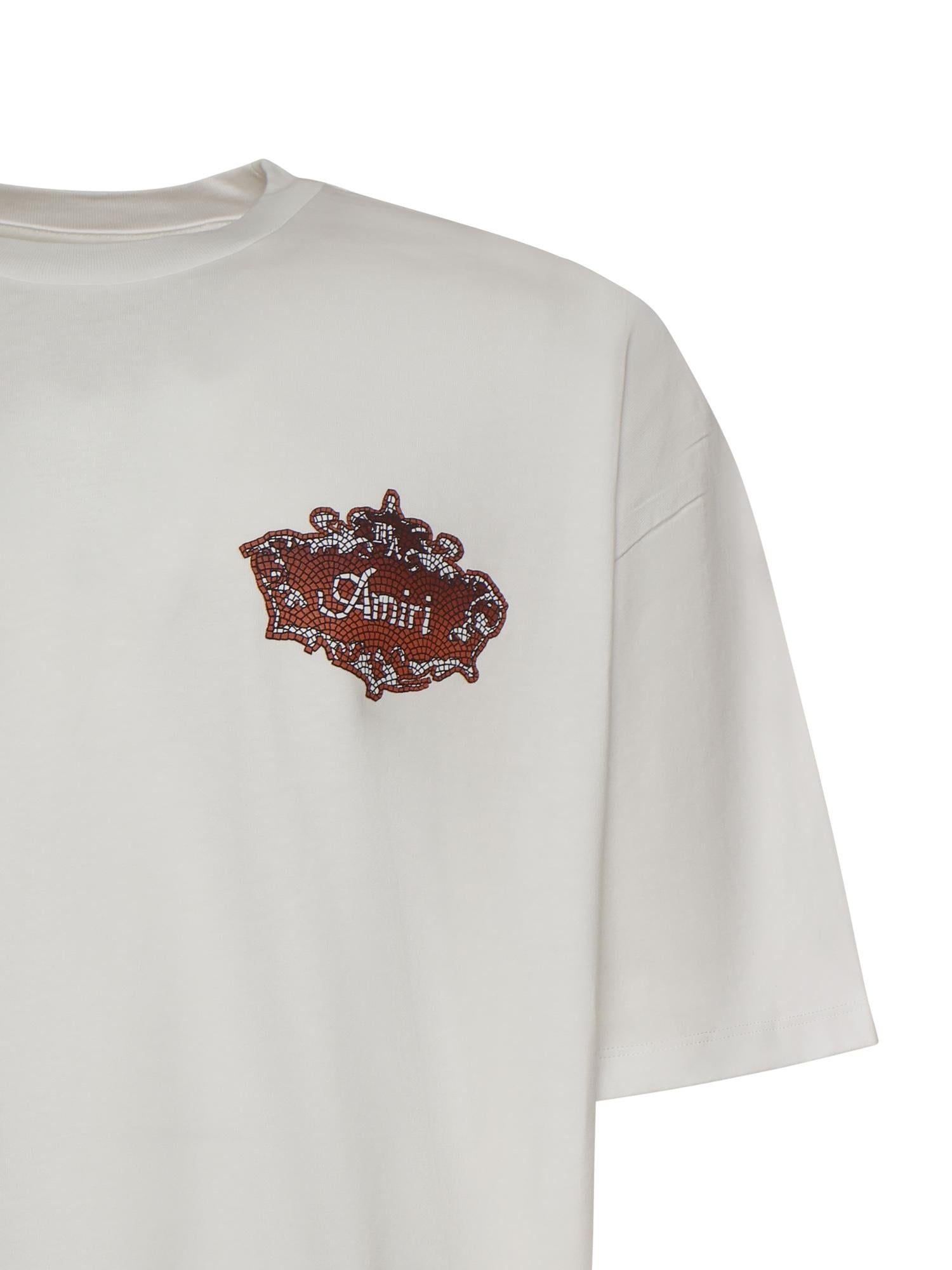 T-shirt Chateau Crest in cotone AMTOJR1059 127 AMIRI 