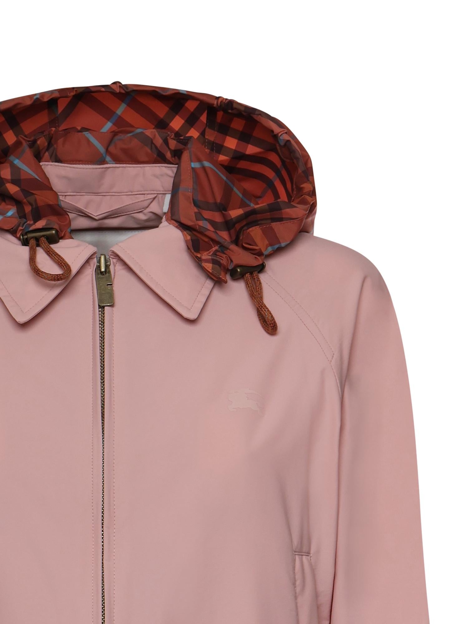 Giacca Newcott cropped con cappuccio 8118253 C4026 BURBERRY 